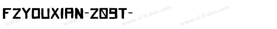 FZYouXian-Z09T字体转换