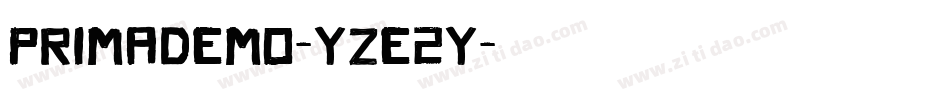 PrimaDemo-YzE2y字体转换