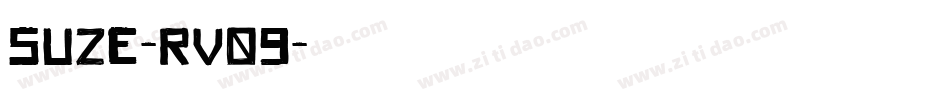 Suze-rv09字体转换