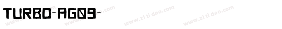 Turbo-aG09字体转换
