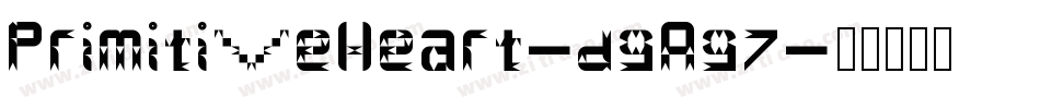 PrimitiveHeart-d9A97字体转换