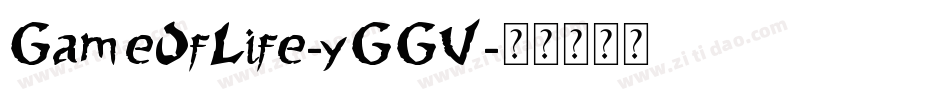 GameOfLife-yGGV字体转换