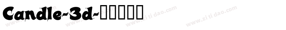 Candle-3d字体转换
