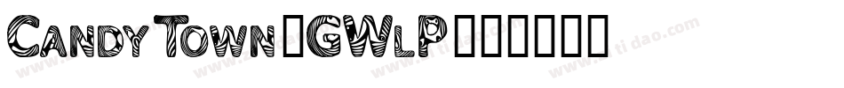 CandyTown-GWlP字体转换