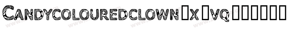 Candycolouredclown-x2vq字体转换