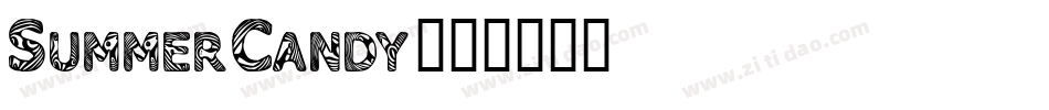 SummerCandy字体转换