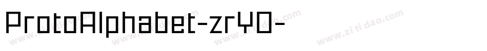 ProtoAlphabet-zrY0字体转换