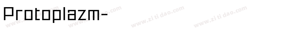 Protoplazm字体转换