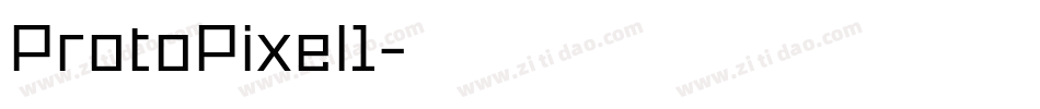 ProtoPixel1字体转换