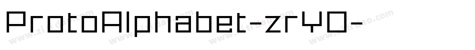 ProtoAlphabet-zrY0字体转换