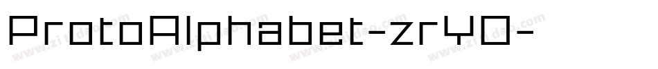 ProtoAlphabet-zrY0字体转换