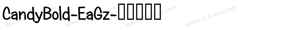 CandyBold-EaGz字体转换