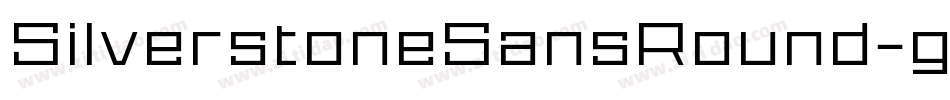 SilverstoneSansRound-gxw06字体转换