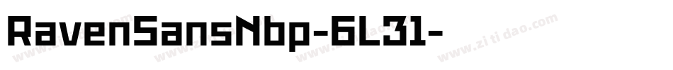 RavenSansNbp-6L31字体转换