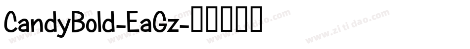 CandyBold-EaGz字体转换