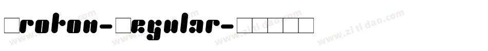 Proton-Regular字体转换