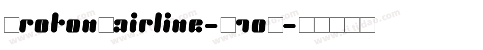 ProtonHairline-L70W字体转换