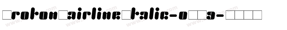 ProtonHairlineItalic-0BA9字体转换
