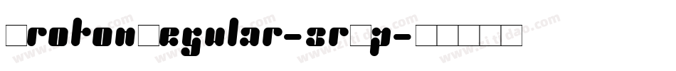 ProtonRegular-3rAp字体转换