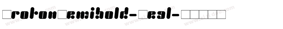 ProtonSemibold-Ve9l字体转换