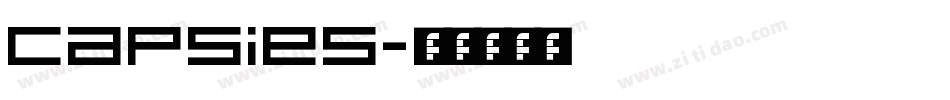 Capsies字体转换