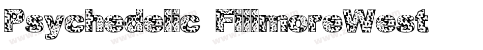 Psychedelic-FillmoreWest字体转换