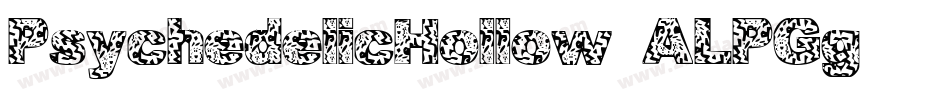 PsychedelicHollow-ALPGg字体转换