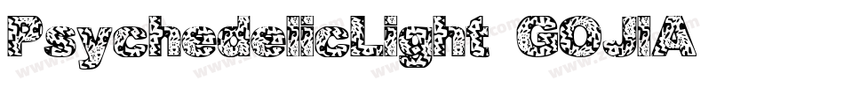 PsychedelicLight-GOJlA字体转换