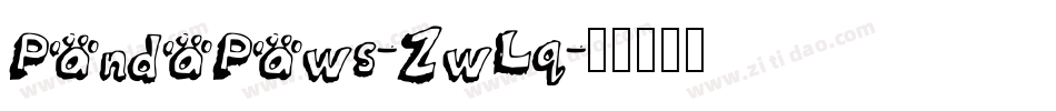 PandaPaws-ZwLq字体转换