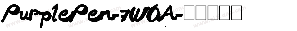 PurplePen-7WOA字体转换