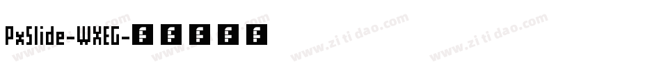 PxSlide-WXEG字体转换