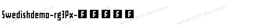 Swedishdemo-rg3Px字体转换