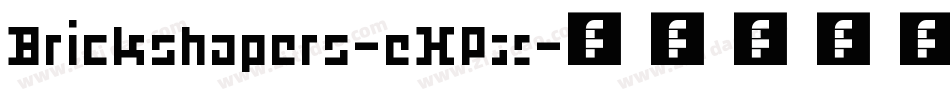 Brickshapers-eXPx字体转换