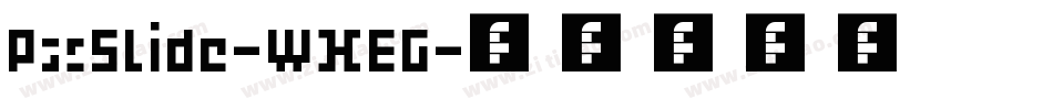 PxSlide-WXEG字体转换