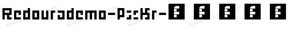 Redourademo-PxKr字体转换