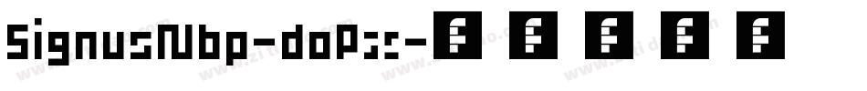 SignusNbp-doPx字体转换