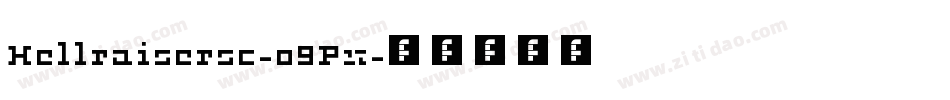 Hellraisersc-o9Px字体转换