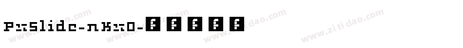 PxSlide-nKxO字体转换
