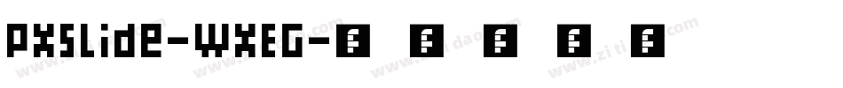 PxSlide-WXEG字体转换