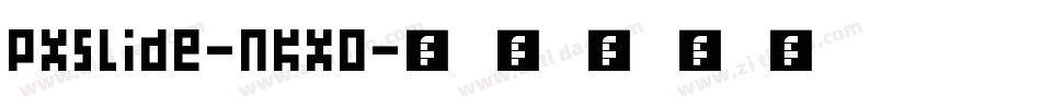 PxSlide-nKxO字体转换