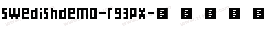 Swedishdemo-rg3Px字体转换