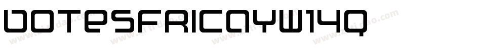 BotesFrica-yw14q字体转换