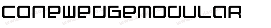 ConeWedgeModular转换器字体转换