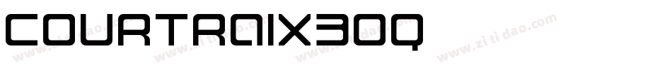 Courtrai-x30q字体转换