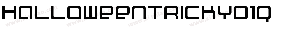 HalloweenTrick-Y01q字体转换