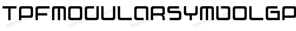 TpfModularSymbol-gpD3字体转换