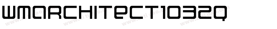 Wmarchitect1-o32q字体转换