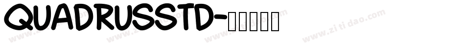 QuadrusStd字体转换