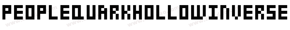 PeopleQuarkHollowInverse-BKy3字体转换