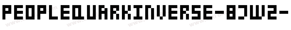 PeopleQuarkInverse-8JW2字体转换